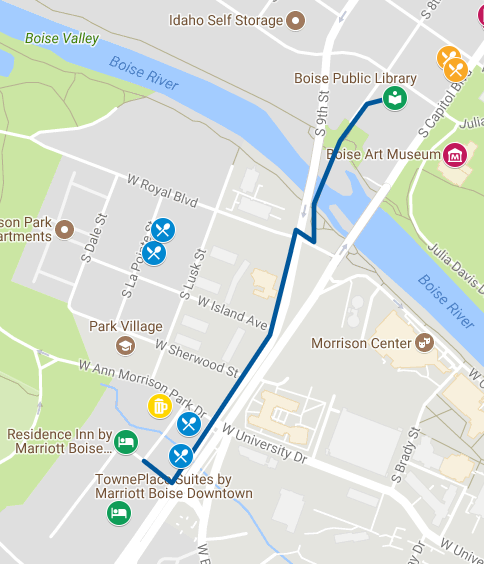 Getting to / around Boise during KLAS UC 2018