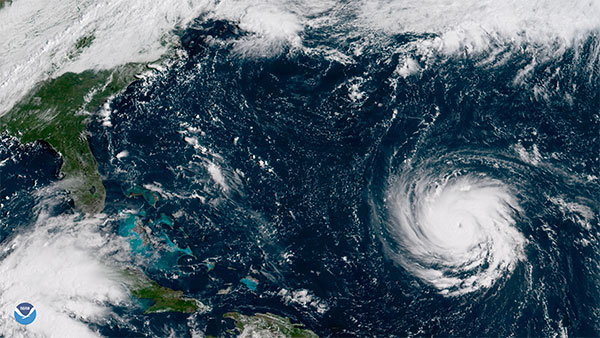 NOAA Hurricane Florence image